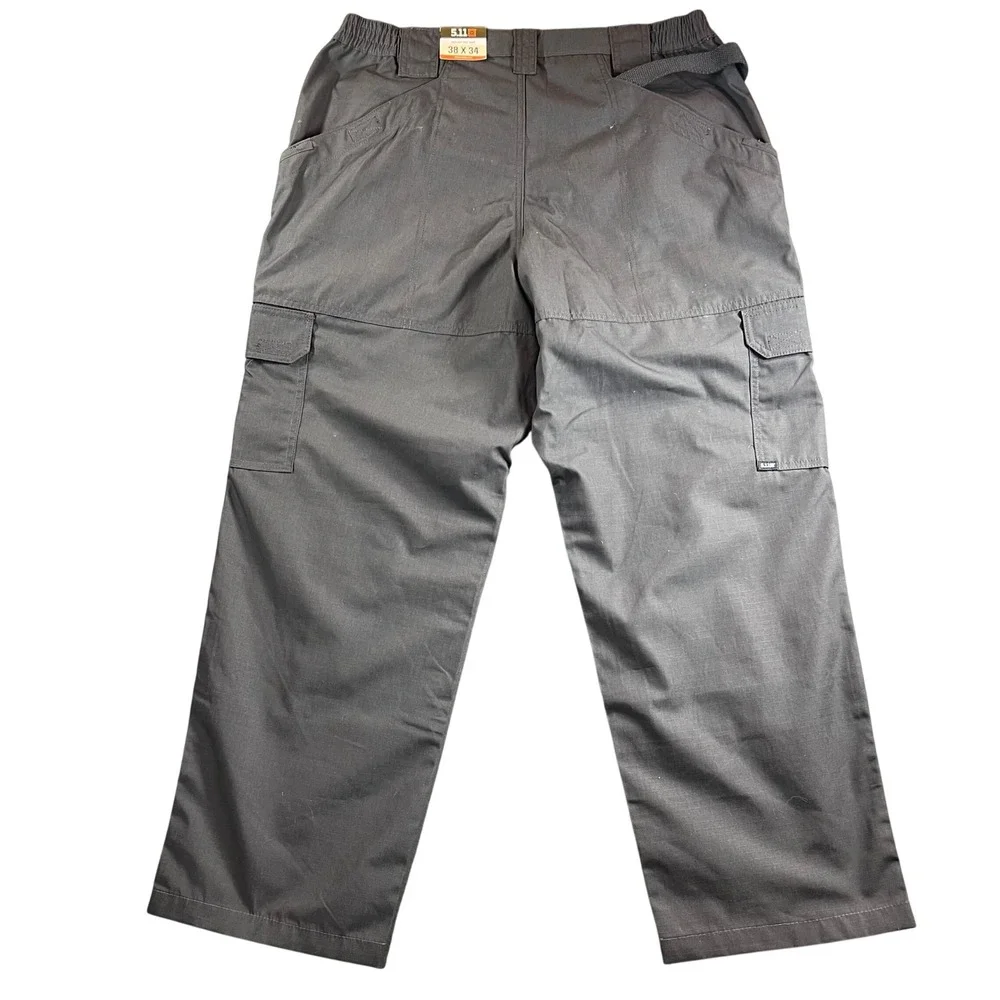 5.11 Tactical TacLite Pro Cargo Pants Gray Ripstop Teflon Utility Men's 38x34